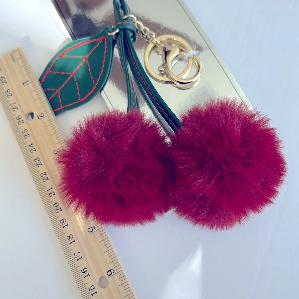 Madden Girl Red Cherry Bag Charm/key ring